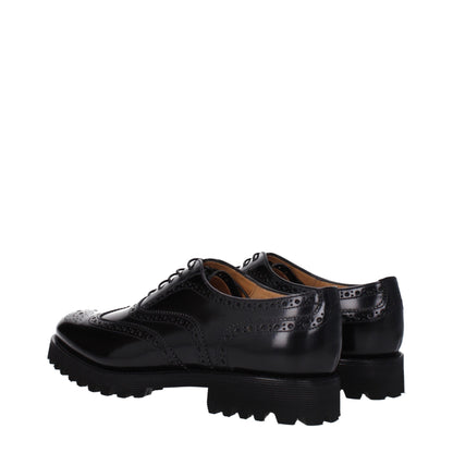 Church's, souliers Oxford et Derby en cuir noir