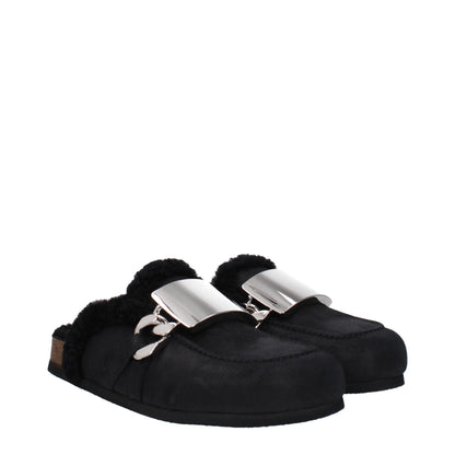 Sandales-nu-pieds en cuir noir de JW Anderson
