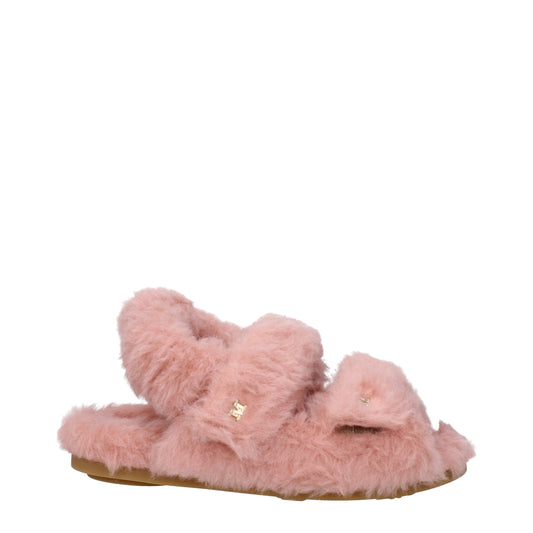 Max Mara Roze Sandalen met Vacht