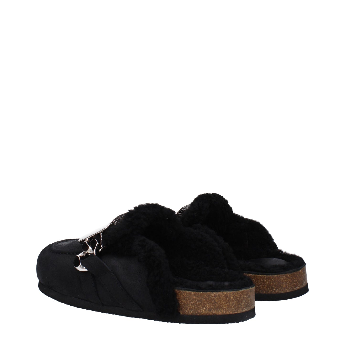 Sandales-nu-pieds en cuir noir de JW Anderson
