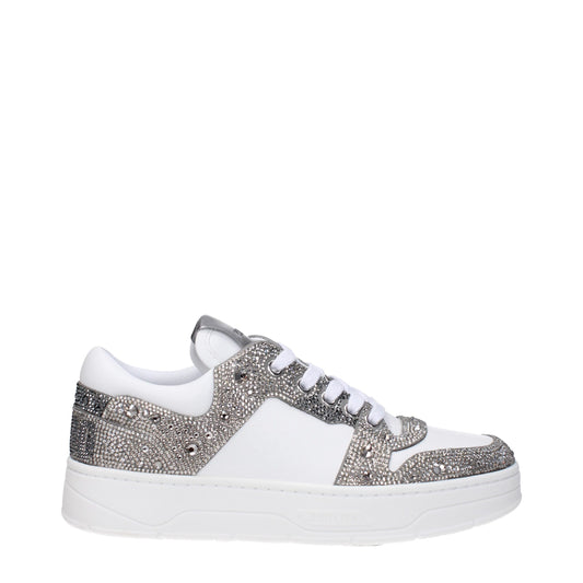 Jimmy Choo witte leren chunky sneakers