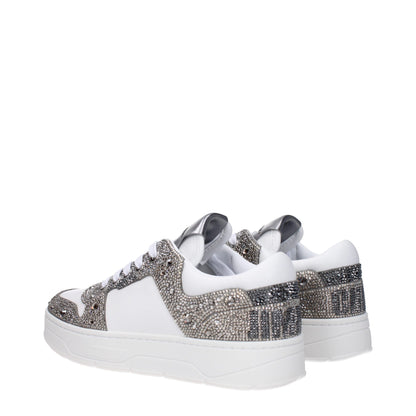 Jimmy Choo witte leren chunky sneakers