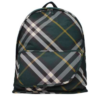 Sacs à dos en tissu vert Burberry