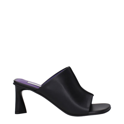Stiletto hakken sandalen van zwart leer van Stella McCartney
