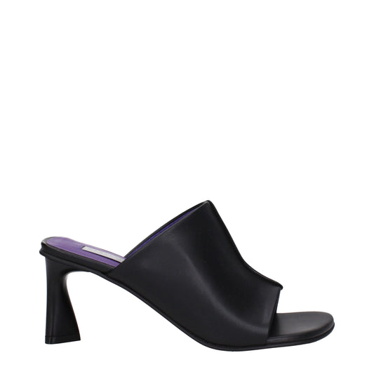 Stiletto hakken sandalen van zwart leer van Stella McCartney