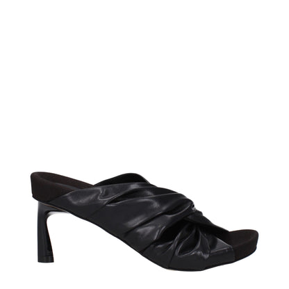 Stiletto hakken sandalen van zwart leer van Stella McCartney