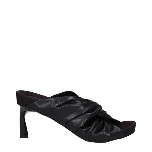 Stiletto hakken sandalen van zwart leer van Stella McCartney