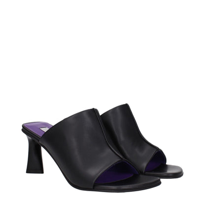 Stiletto hakken sandalen van zwart leer van Stella McCartney