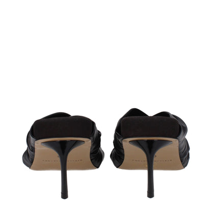 Stiletto hakken sandalen van zwart leer van Stella McCartney