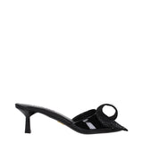 Prada Black Leather Sandals - Elegant Open Toe Design for Women
