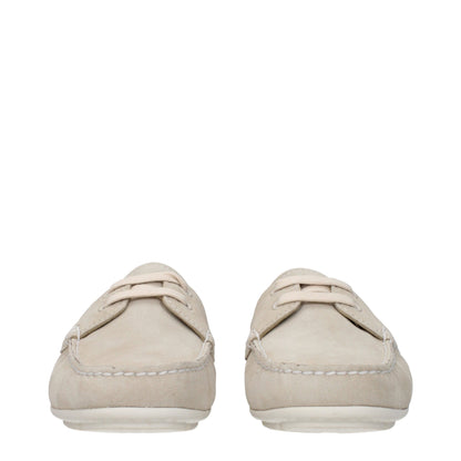 Prada grijze leren instaploafers