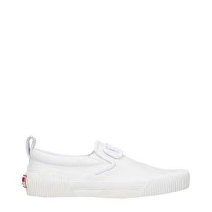 Brogues plates en cuir blanc Valentino Garavani