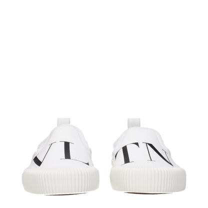 Brogues plates en tissu blanc Valentino Garavani