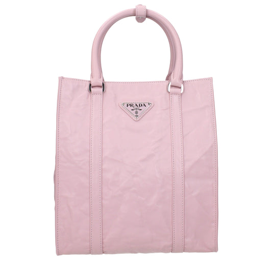 Sac à main Prada en cuir rose