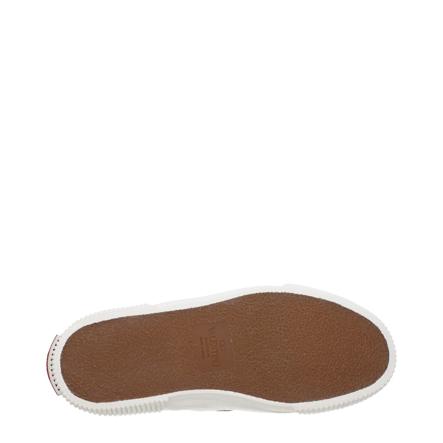 Brogues plates en cuir blanc Valentino Garavani