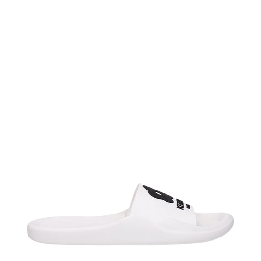 Kenzo witte katoenen slippersandalen