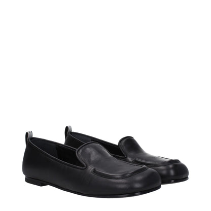 Premiata leren loafers in zwart, zonder veters