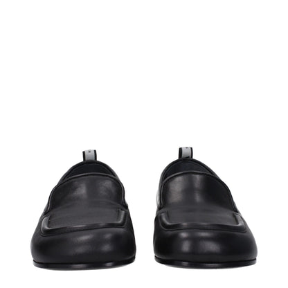 Premiata leren loafers in zwart, zonder veters