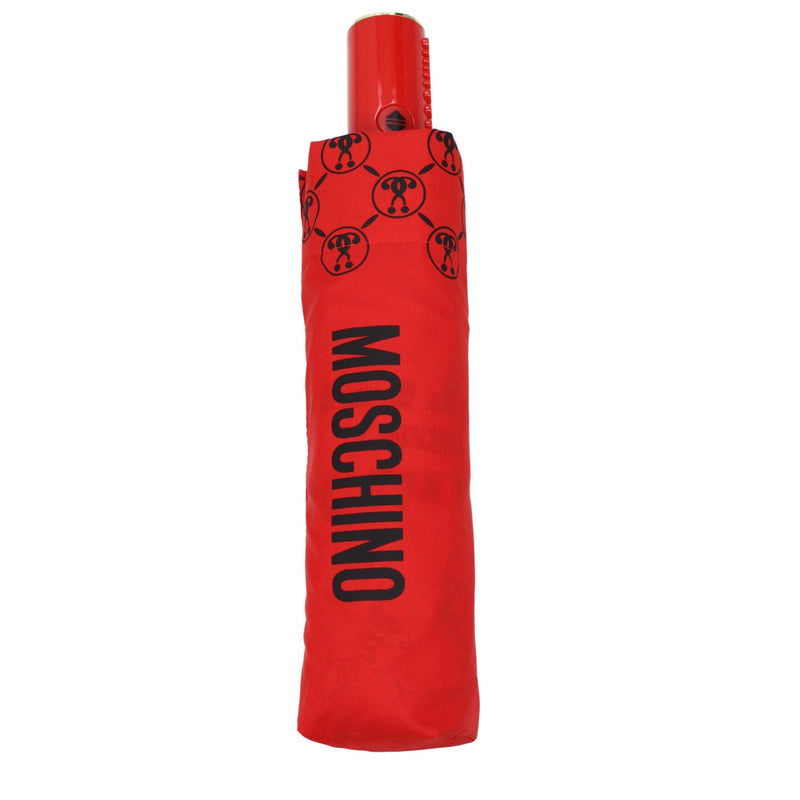 Moschino Red Polyester Umbrella - Allure et Praticité