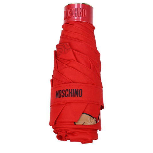 Parapluies en polyester rouge Moschino