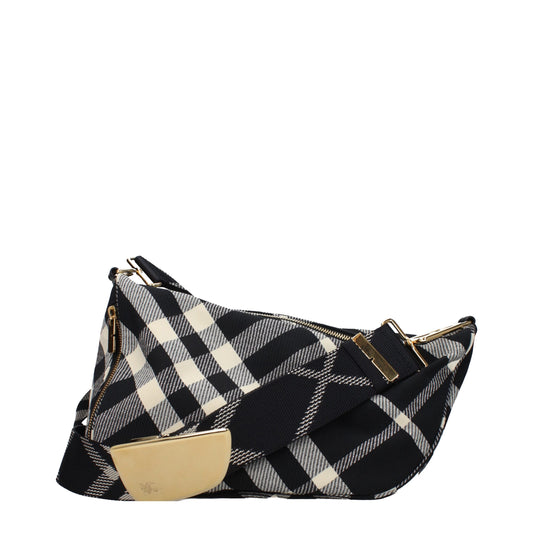 Sacs à bandoulière en tissu noir Burberry