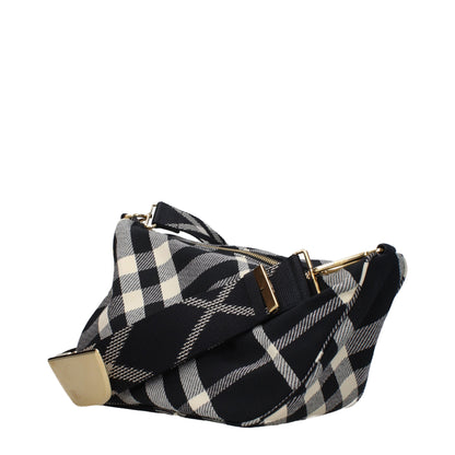 Sacs à bandoulière en tissu noir Burberry