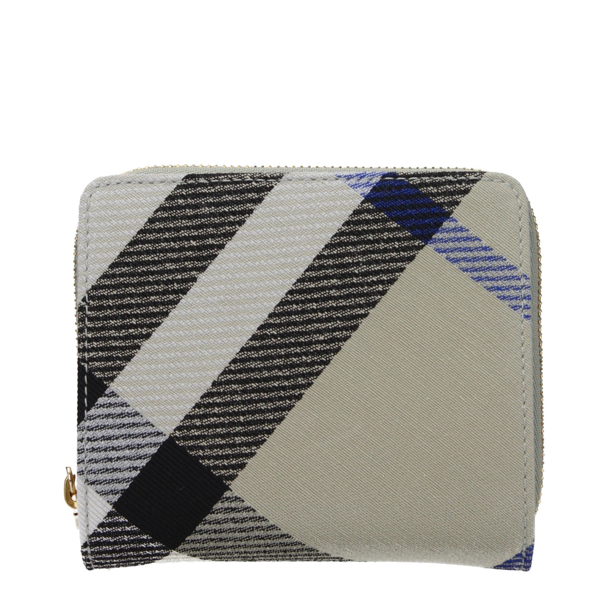 Burberry Beige Fabric Wallet - Élégant Design à Carreaux