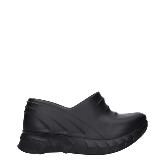 Givenchy Zwarte Katoenen Slippers Sandalen