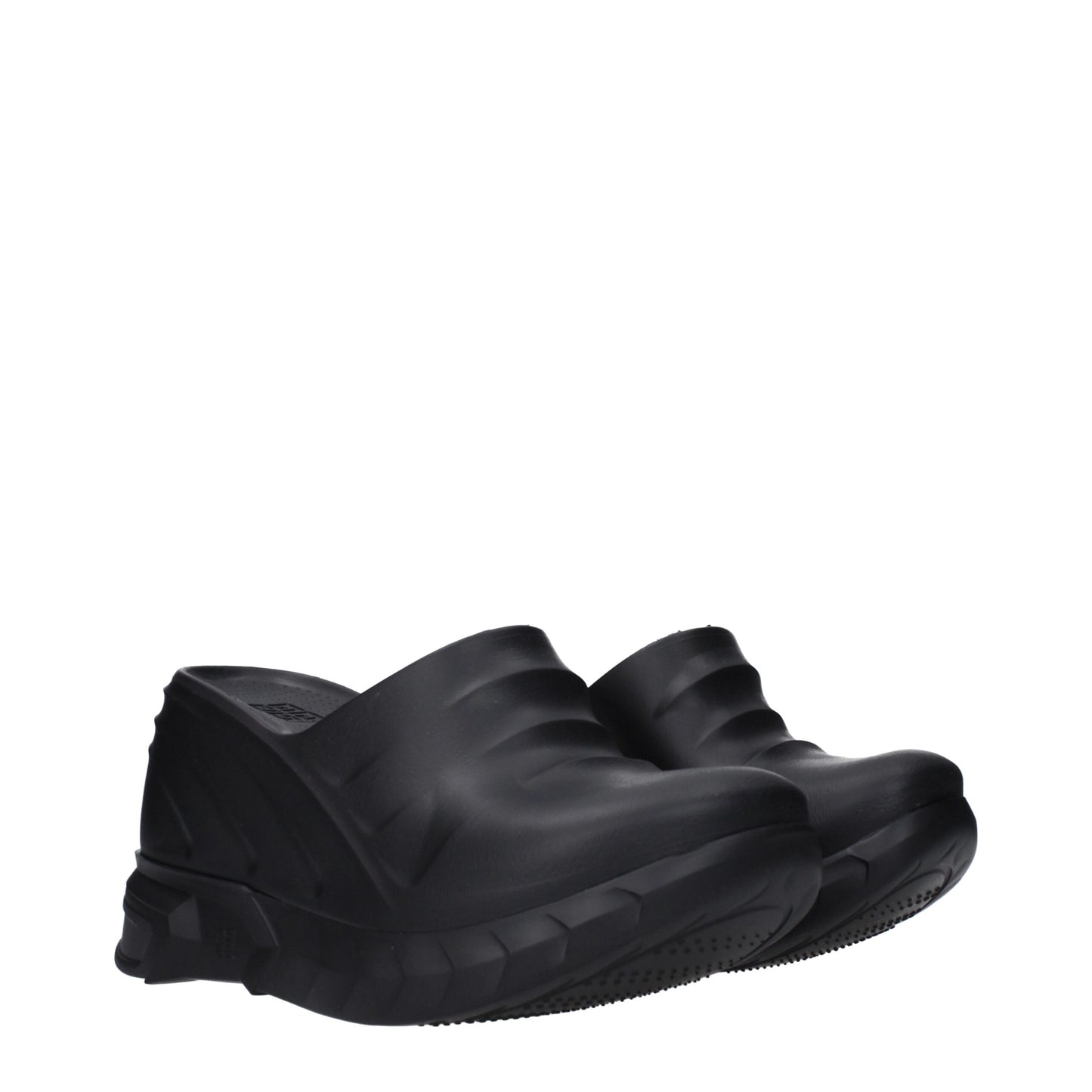 Givenchy Zwarte Katoenen Slippers Sandalen