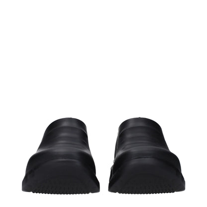 Givenchy Zwarte Katoenen Slippers Sandalen