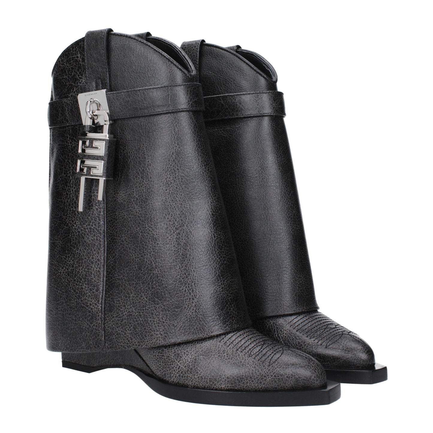 Givenchy zwarte leren enkellaarzen