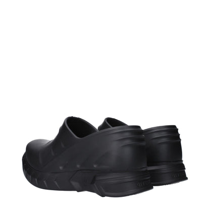 Givenchy Zwarte Katoenen Slippers Sandalen