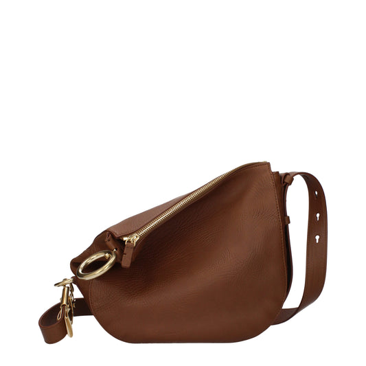 Sacs à bandoulière en cuir marron de Burberry