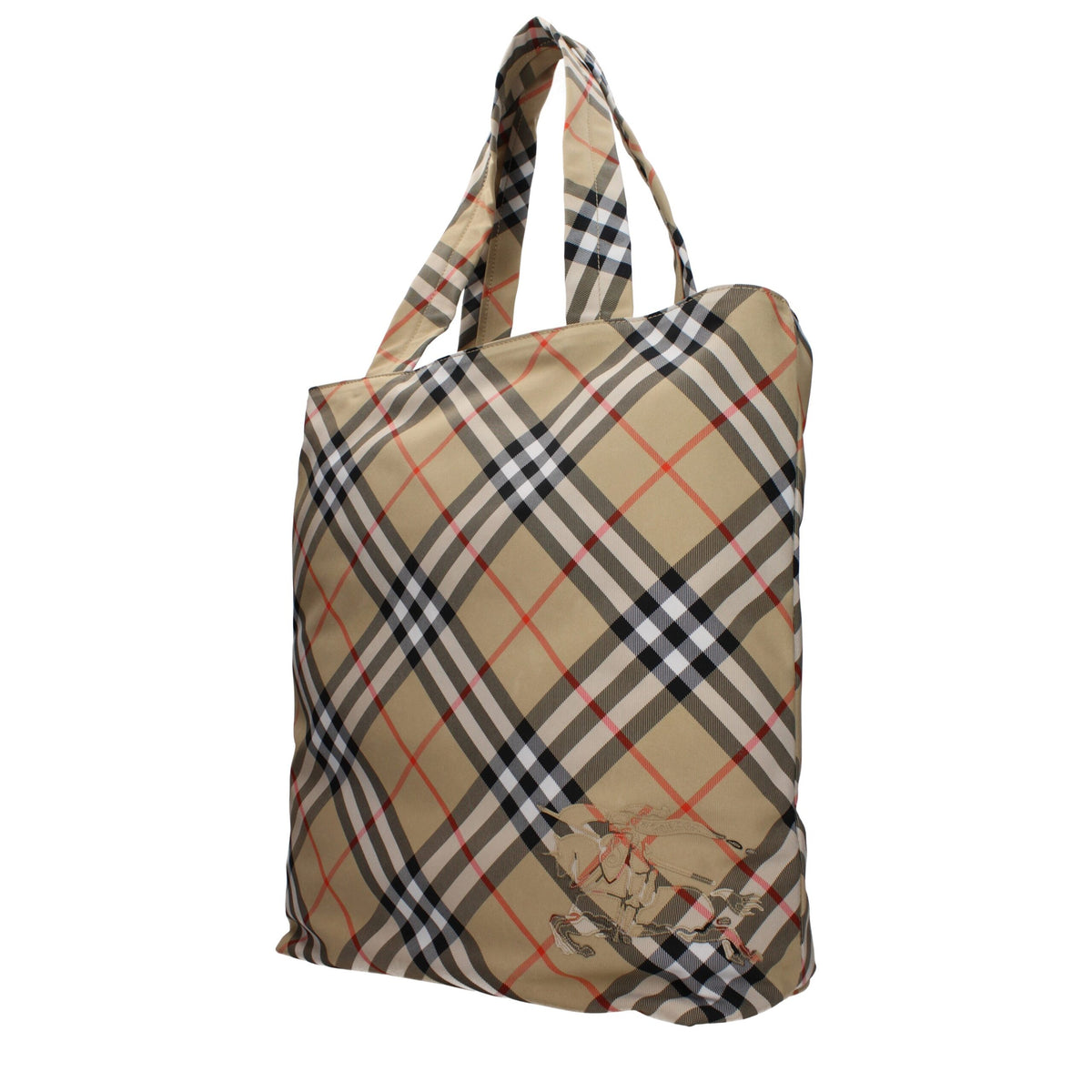 Sac bandoulière Burberry en tissu beige