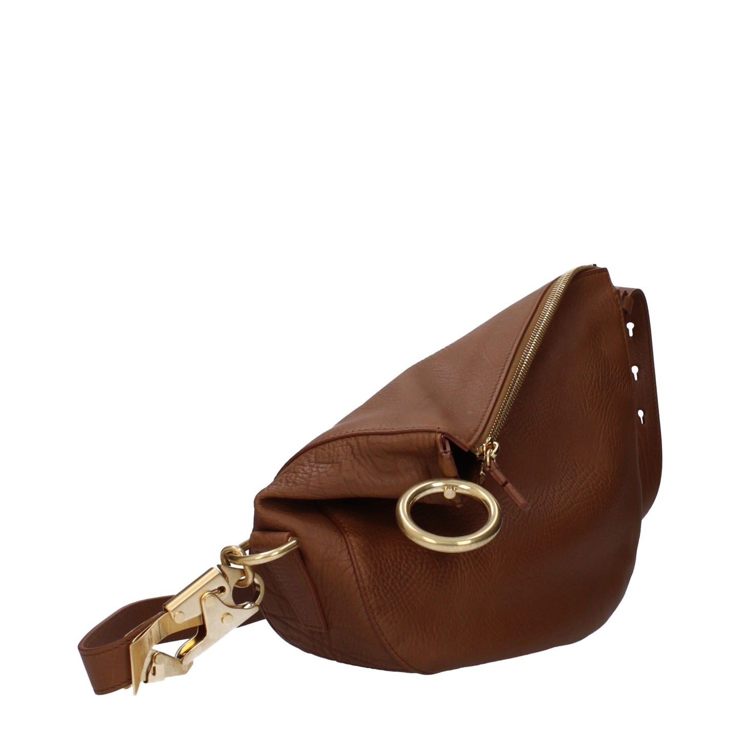 Sacs à bandoulière en cuir marron de Burberry