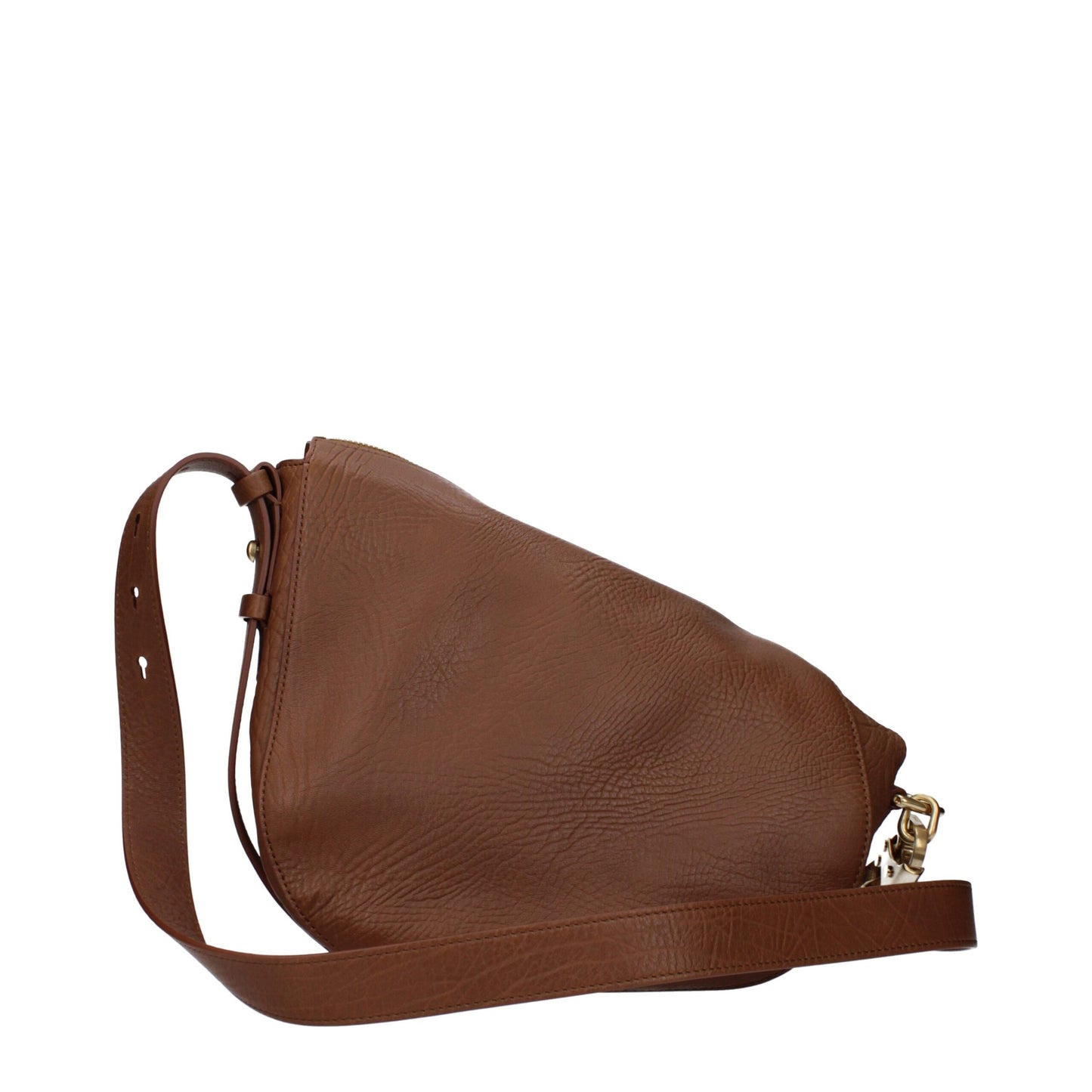 Sacs à bandoulière en cuir marron de Burberry