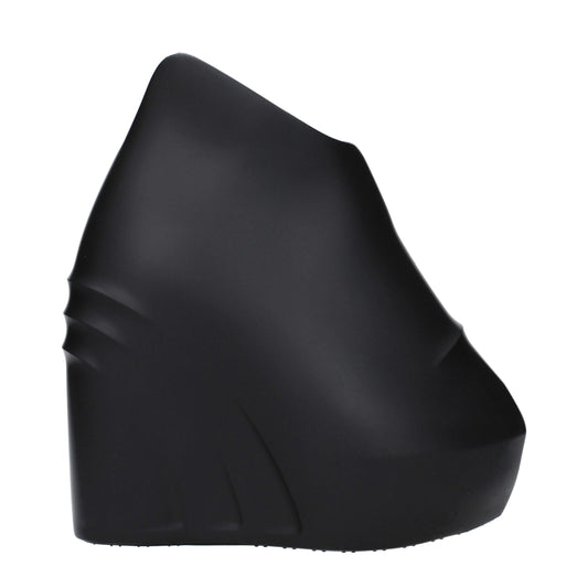 Givenchy Zwarte Wedgesandalen van Katoen