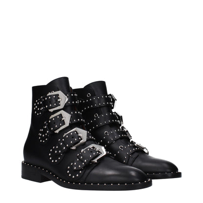 Givenchy zwarte leren enkellaarzen
