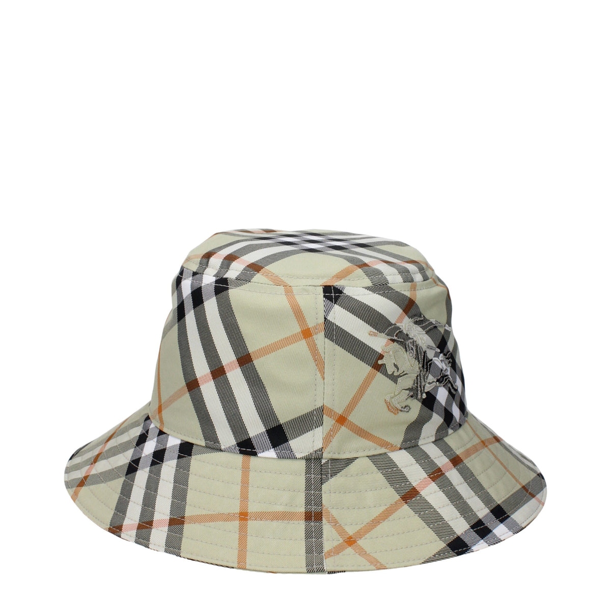 Chapeau Bucket en Tissu Vert Burberry - Élégant et Polyvalent