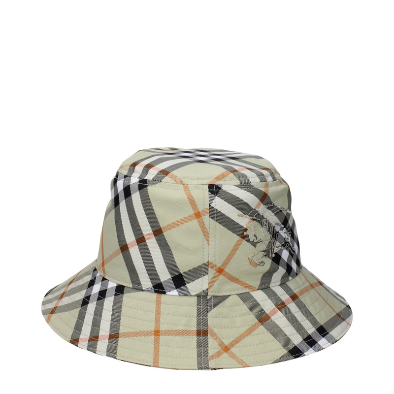 Chapeau Bucket en Tissu Vert Burberry - Élégant et Polyvalent