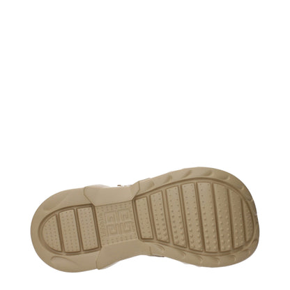 Givenchy bruine leren slippersandalen
