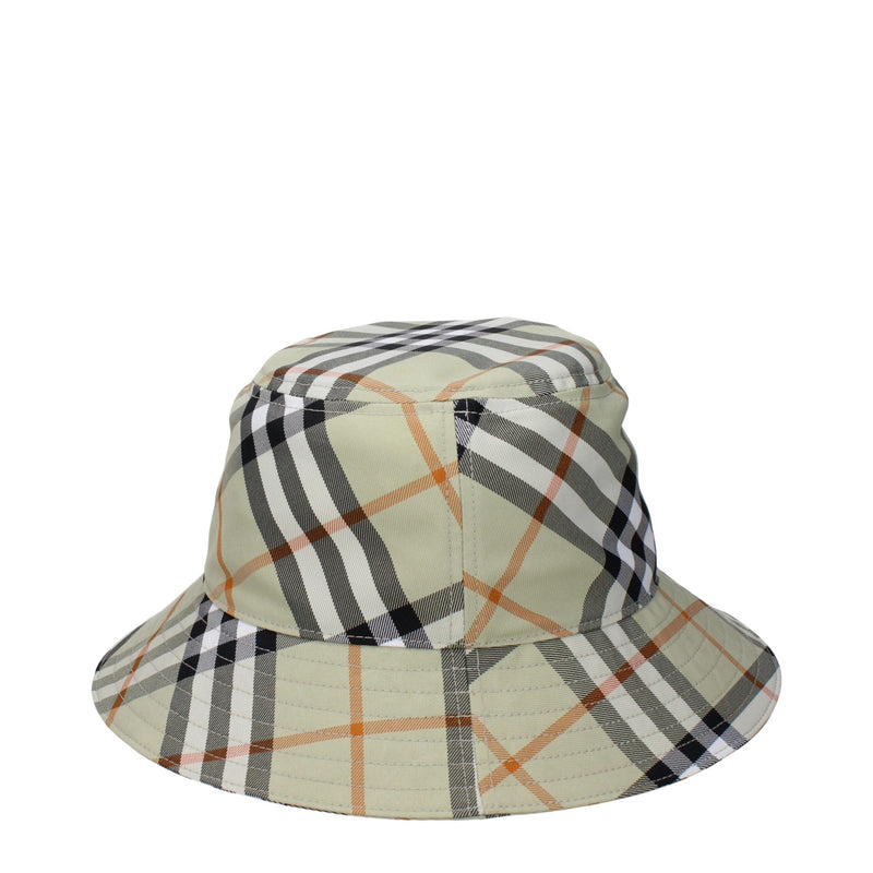 Chapeau Bucket en Tissu Vert Burberry - Élégant et Polyvalent