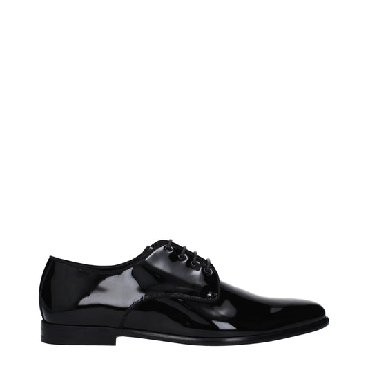Oxfords et derbies en cuir noir de Dolce &amp; Gabbana