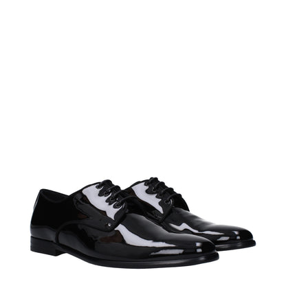 Oxfords et derbies en cuir noir de Dolce &amp; Gabbana