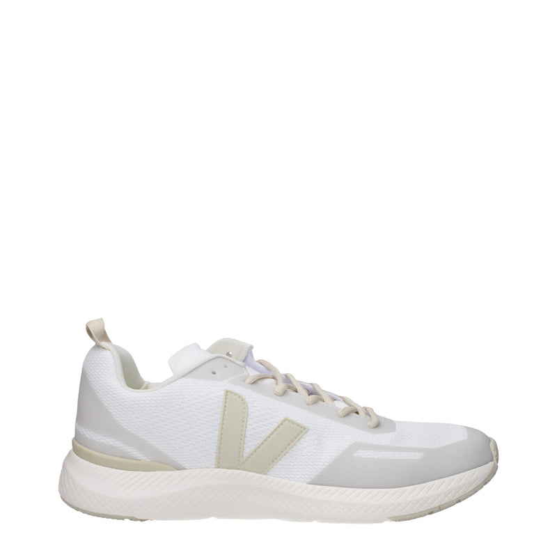 Veja White Fabric Athletic Sneakers for Men - Stylish Comfort