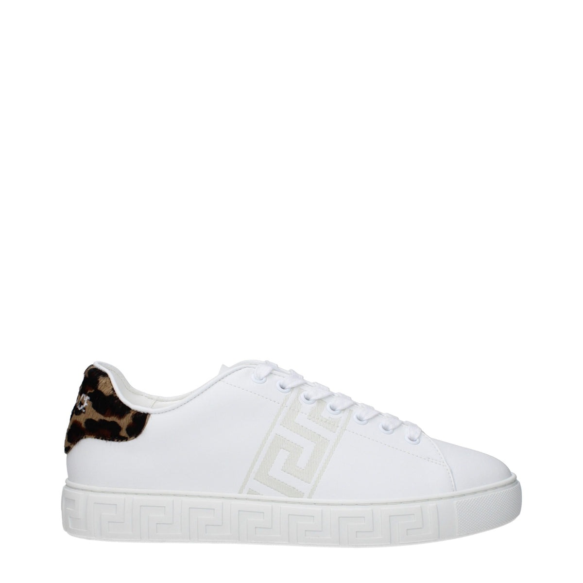 Versace White Leather Low Tops - Luxe Sneakers for Men