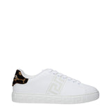 Versace White Leather Low Tops - Luxe Sneakers for Men