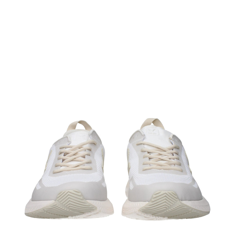 Veja White Fabric Athletic Sneakers for Men - Stylish Comfort