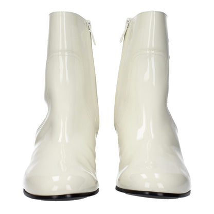 Celine Ankle Boots van Beige Leer