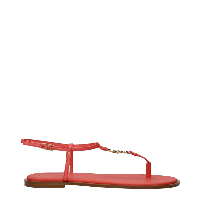 Sandales en cuir rose Christian Dior - Modèle Flip-Flop